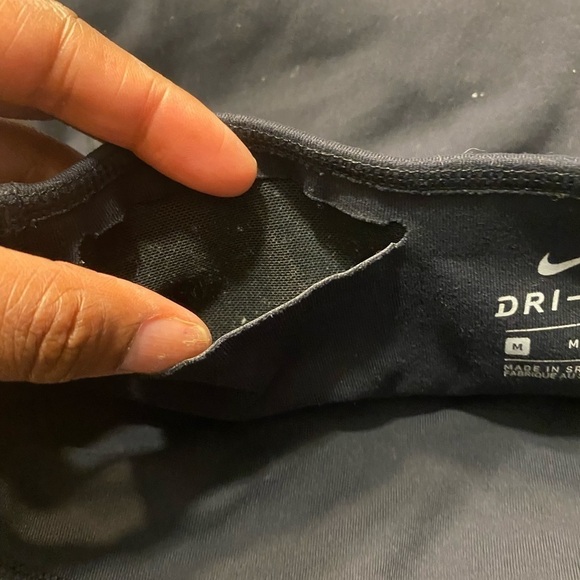 Women’s Nike Dri Fit Leggings Black With Inside Pocket Logo. - Picture 10 of 10